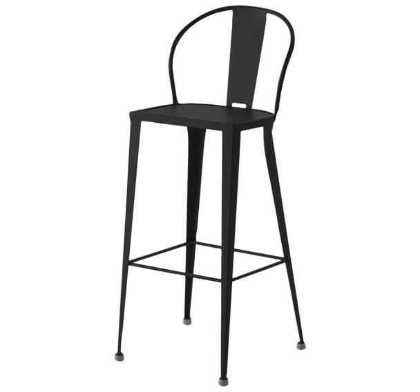 Tabouret Turia acier - Jayso
