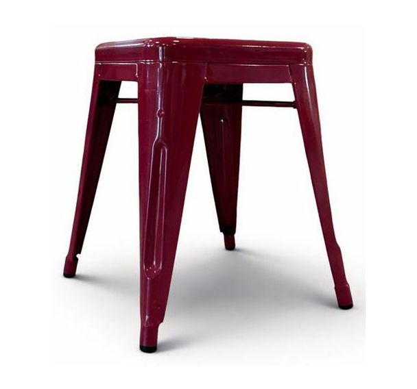 Tabouret reconditionné - Bordeaux - Tolix