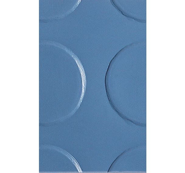 Tapis à pastilles PVC - Grandes pastilles - Au mètre linéaire Bleu