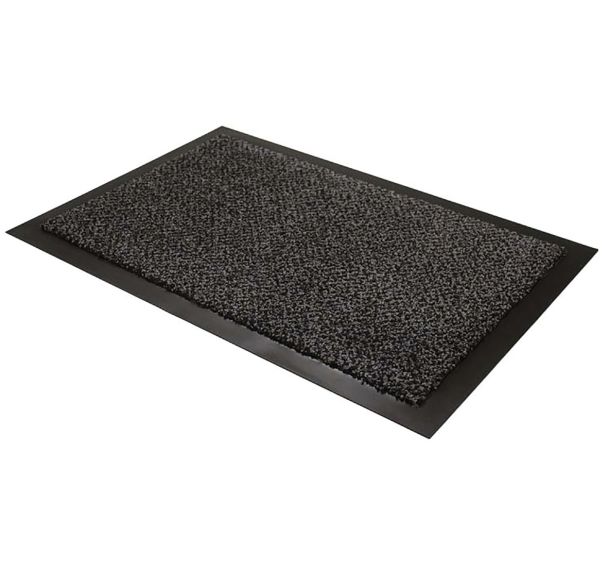 Tapis entrée absorbant Figeac gris 40x60cm - ID Pro