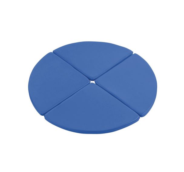 Tapis mousse Basics 1/4 rond