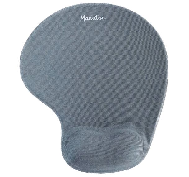 Tapis souris ergonomique Lycra avec repose-poignet gel - Manutan Expert