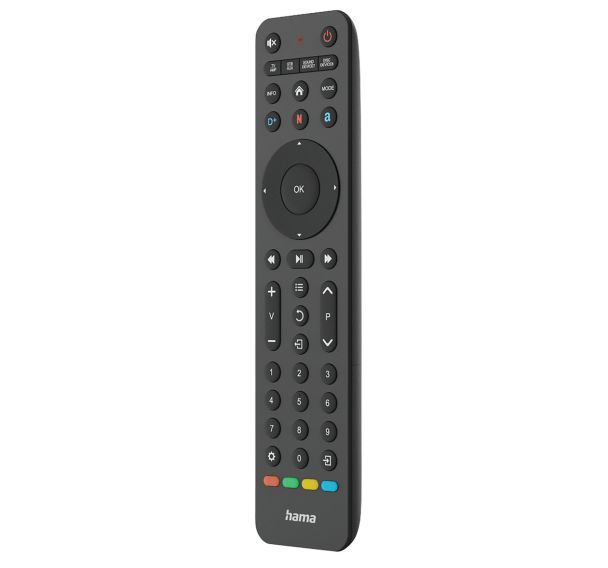 Télécommande universelle TV infrarouge avec touches streaming - Hama