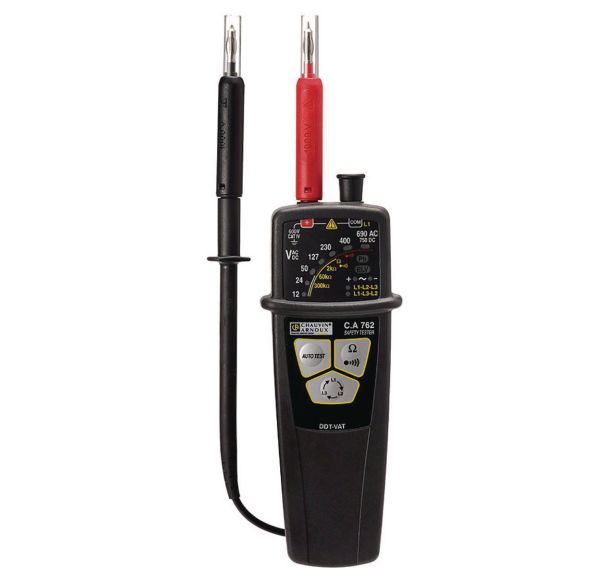 Testeur et détecteur tension VAT - C.A 762 IP2x - Chauvin Arnoux