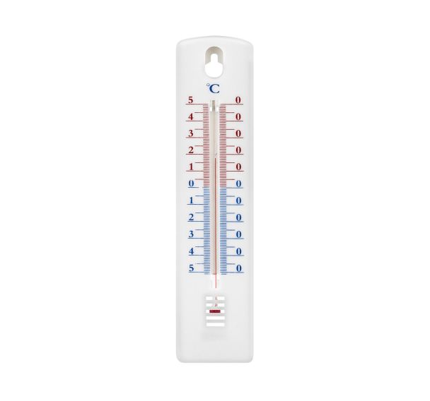 Thermomètre à alcool 17x5 cm plastique
