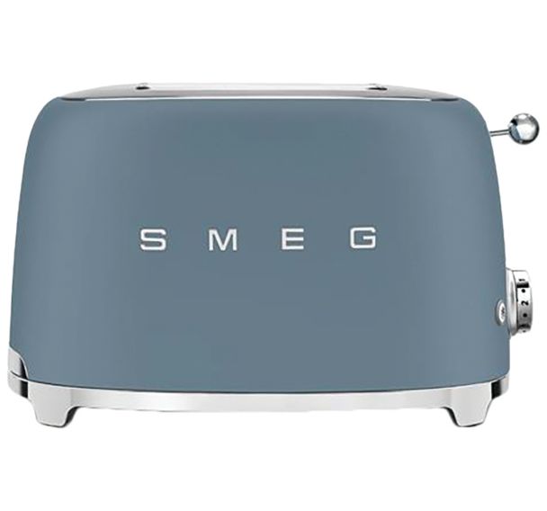 Toaster 2 tranches Bleu Orage - Années 50 - TSF01SBMEU - Smeg
