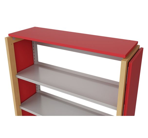 Toit d'habillage bois rayonnage Ellipse enfant - Manutan Expert