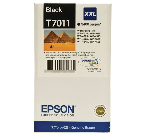 Toner 3400 pages T701 - Epson