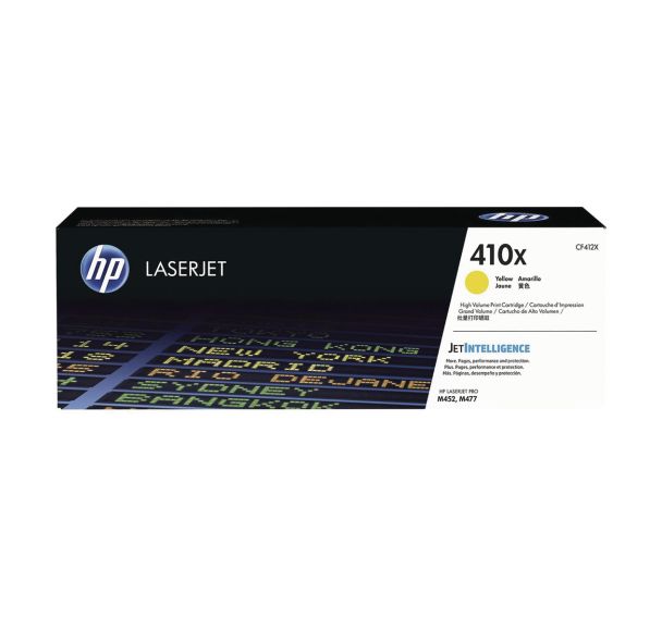 Toner Jaune 5000 pages 410X, haute capacité - HP