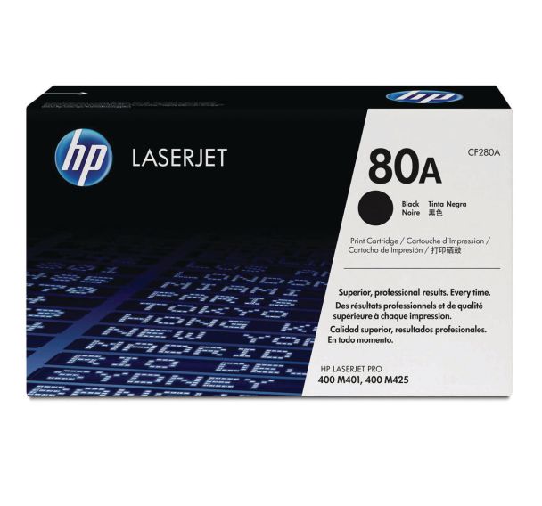 Toner Noir 2700 pages CF280A - HP