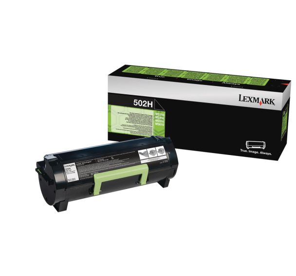Toner noir 5000 pages LEXMARK 502H (50F2H00)