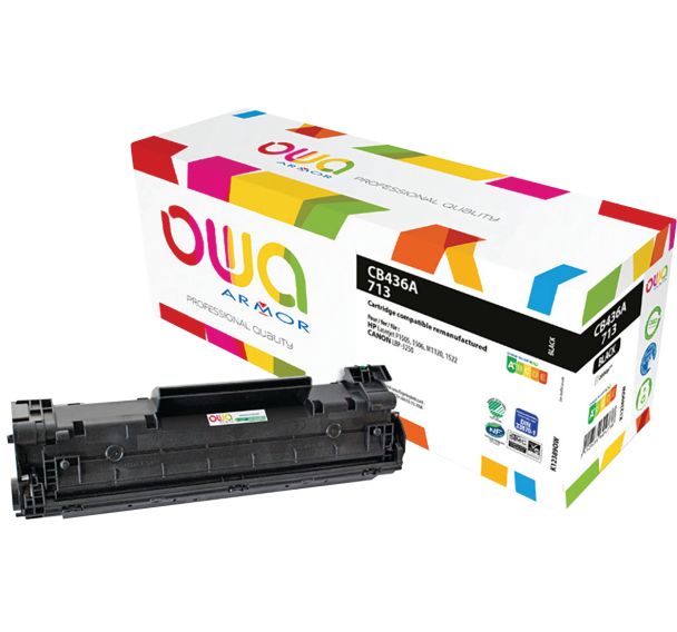Toner reconditionné Black HP CB436A - 2000 p