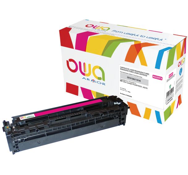 Toner reconditionné Magenta HP CF213A - 1800 p