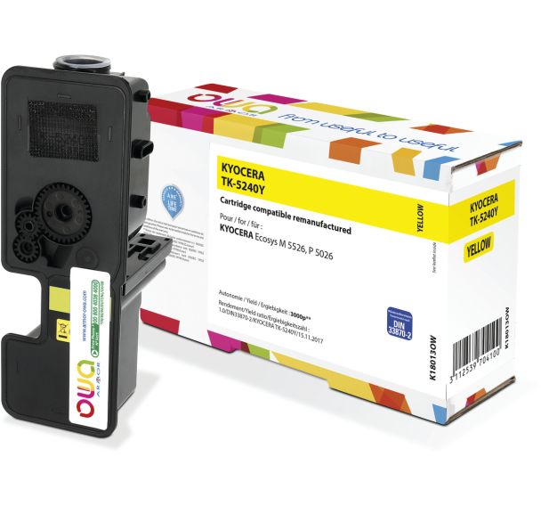 Toner remanufacturé KYOCERA TK-5240 Y - OWA