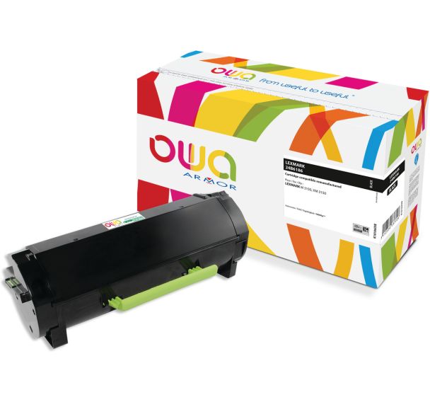 Toner remanufacturé LEXMARK 24B6186 - OWA