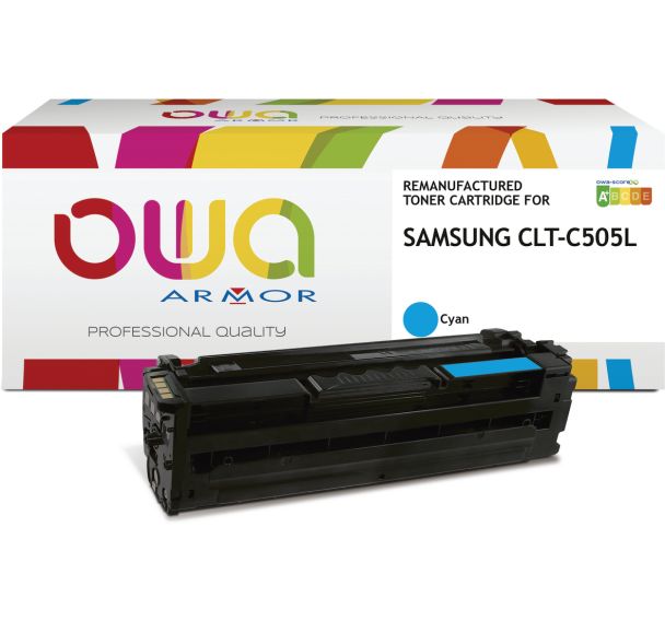 Toner remanufacturé SAMSUNG CLT-C505L/ELS - OWA