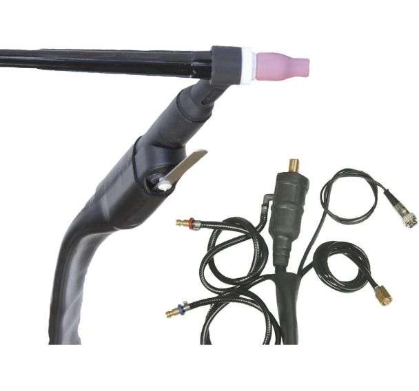 Torche TIG 20 - Liquide - 4m - CONNECT. 35/50