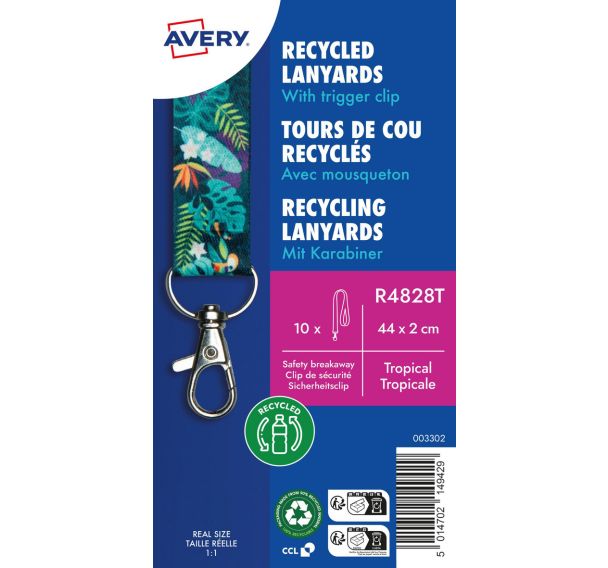 Tour de cou recyclé à motif - Avery