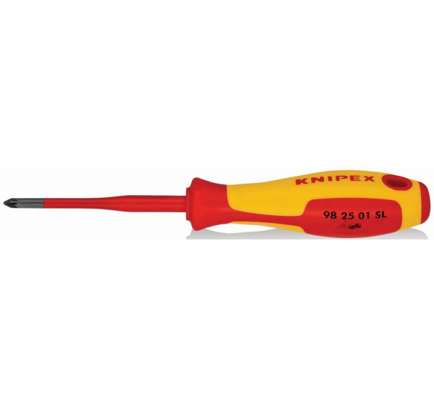 Tournevis Slim cruciforme Pozidriv® isolé 1000V - KNIPEX
