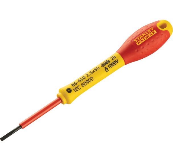Tournevis électricien isolé 1000v fatmax 2,5 x 50 mm