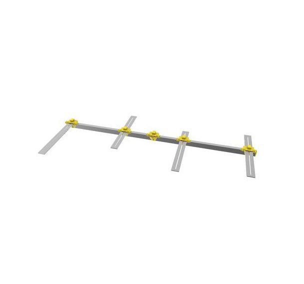 Traceur-placeur réglable pour sabots de charpente