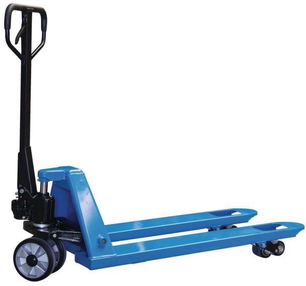 Transpalette manuel 2500 kg fourches 1150 mm boggies nylon - FIMM