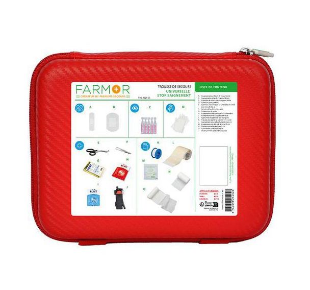 Trousse de secours Stop Saignement - Farmor