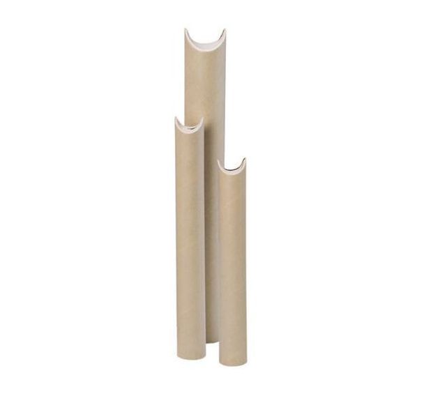 Tube d'expédition rond et bouts pincés - Laize 420 à 620 mm