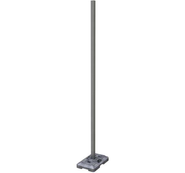 Tube galvanisé - Support 60x60 mm - Schake