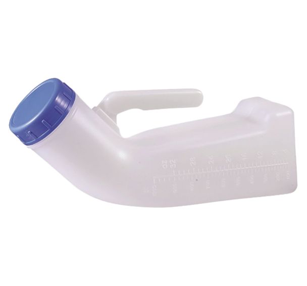 Urinal homme avec couvercle vissé
