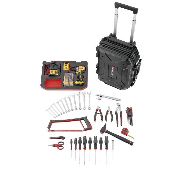 Valise de maintenance à roulettes - 67 Pièces - Facom
