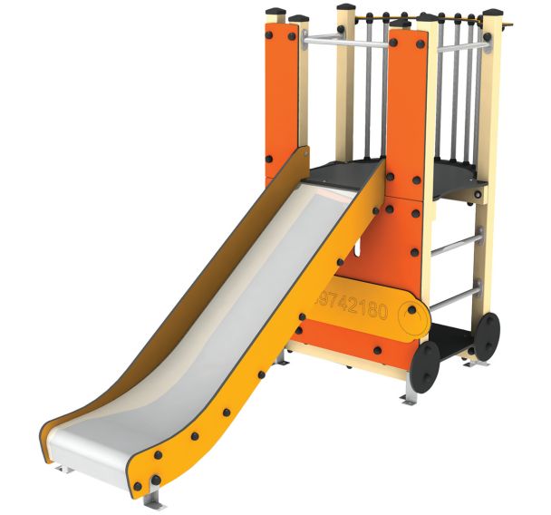 Véhicule Wagon glissière polyester/HPL - alu
