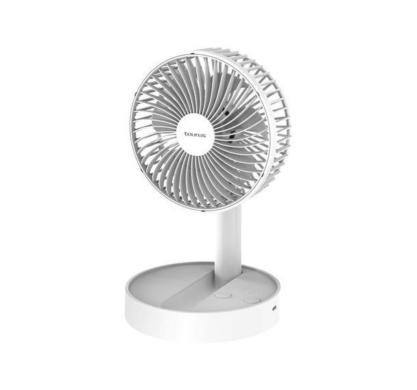 Ventilateur de table blanc Air Lite Fold&Go - Taurus