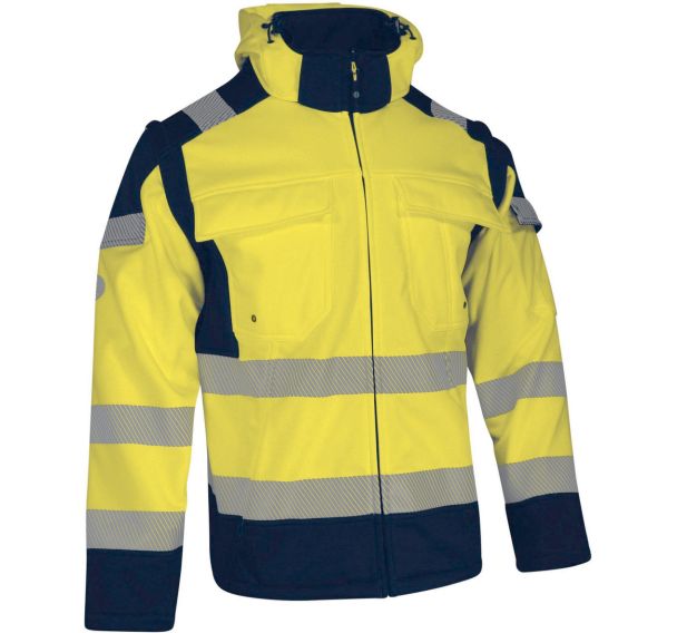 Veste softshell haute visibilité jaune s-4xl - Singer