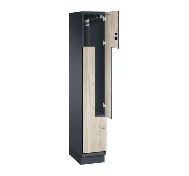 Vestiaire 2 portes L Bois L300xH1850xP525