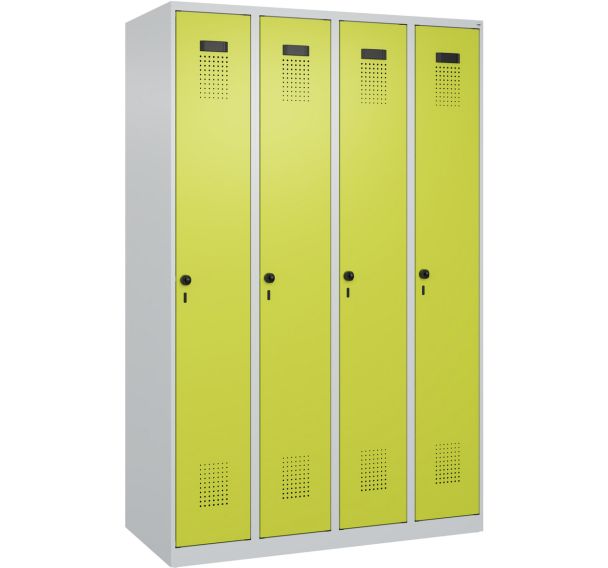 Vestiaire Evolo PLUS-4 colonnes-300mm-RAL7035-RAL1108060