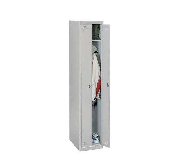 Vestiaire XS - 1 colonne - 2 compartiments 200 mm - Sur socle - Acial