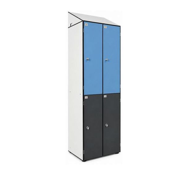 Vestiaire reconditionné - 2 colonnes - Largeur 600 mm