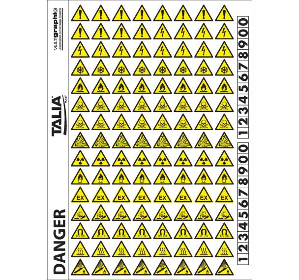 Vignette danger souple