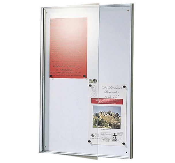 Vitrine affichage intérieur Extra-plate - Planorga