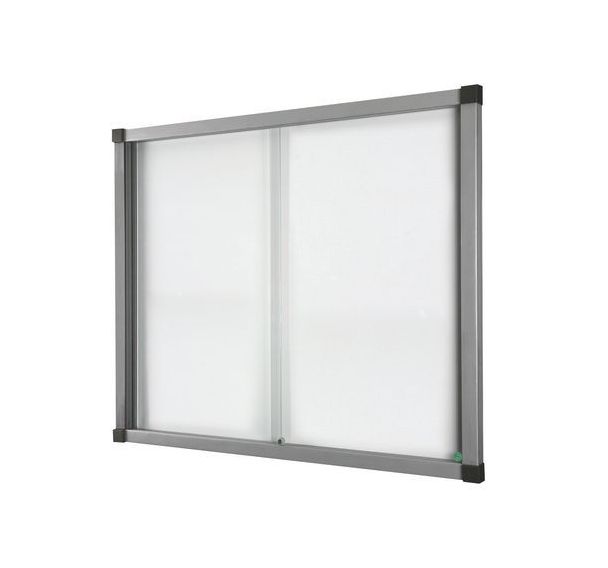 Vitrine d'intérieur Cube L 90 cm x H 125.8 cm fond métal