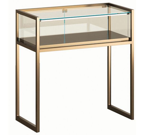 Vitrine exposition sur pieds - 95x45x95 cm - Sarazino
