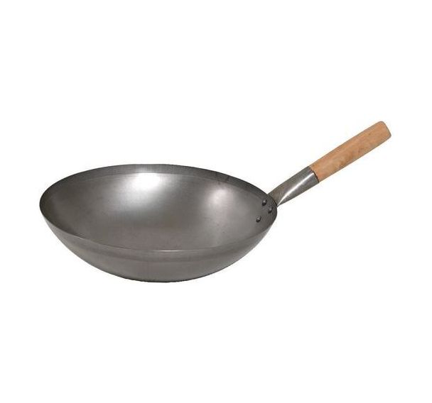 Wok en acier - 35 cm
