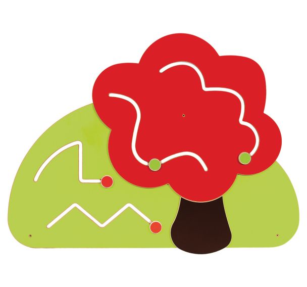 Panneau de manipulation mural forme arbre