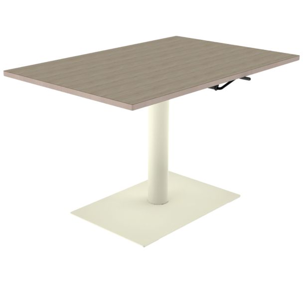 Table rectangulaire hauteur réglable plateau stratifié - Mobidécor