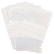 1000 Sachets zip à bandes blanches 50 µm Lg x Ht: 150x200 mm