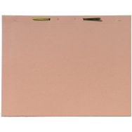 100 Chemises sous-dossier A4 avec reliure métal Fastener chamois