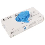 100 Gants Nitrile non poudrés T8 Bleu