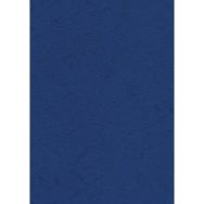 100 Plat de couverture A4 250g grain de cuir - bleu foncé - Pavo