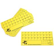 100 cartons de controle pour course d'orientation